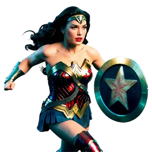 Wonder Woman Running PNG Wmq