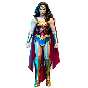 Wonder Woman Sword Pose PNG Cil53