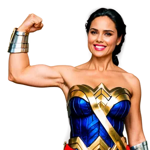 Wonder Woman Victory Pose PNG Kpe PNG
