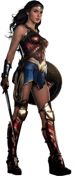 Wonder Womanin Battle Gear