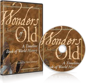 Wondersof Old World History Bookand C D PNG image