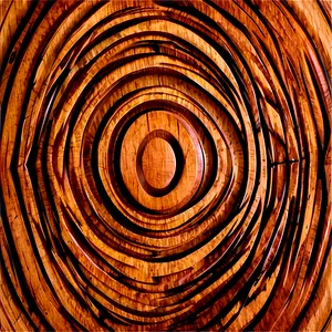 Wood Circle Abstract PNG 75