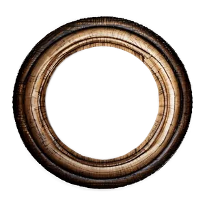 Wood Circle Abstract PNG Und