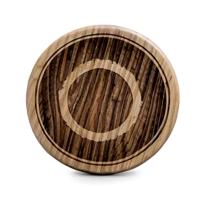Wood Circle Coaster PNG Okt67 PNG