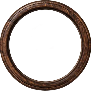Wood Circle Decoration PNG 80