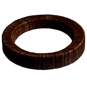 Wood Circle Disk PNG 06282024