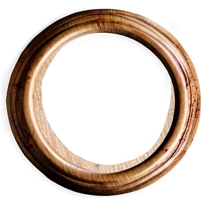 Wood Circle Overlay PNG 06282024