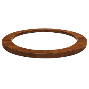 Wood Circle Panel Design PNG 1 PNG