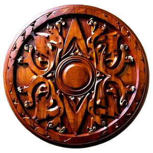 Wood Circle Panel Design PNG Doh97 PNG