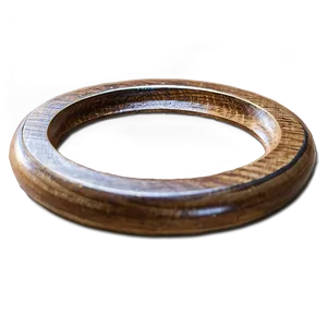 Wood Circle Ring PNG 06282024