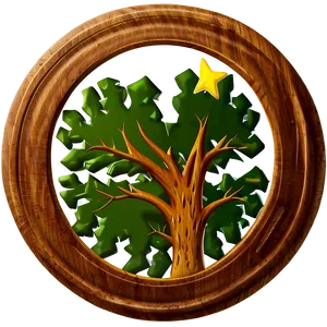 Wood Circle Symbol PNG Ith41 PNG