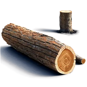 Wood Log Boundary PNG 06292024