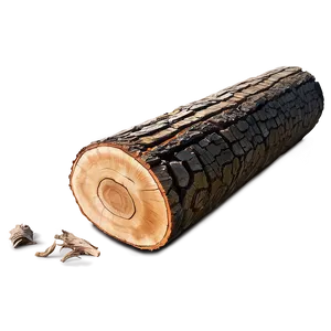 Wood Log Design PNG 06292024