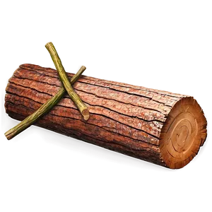 Wood Log Element Png 06292024 PNG image