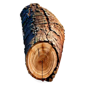 Wood Log Illustration PNG 06292024