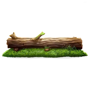 Wood Log With Moss PNG 44 PNG