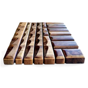 Wood Mosaic Detail PNG Daw