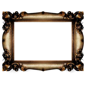 Wood Ornate Frame Png 70 PNG image