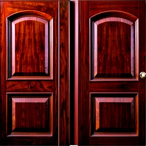 Wood Panel Door Png 06262024 PNG image