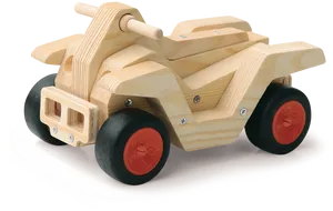 Wooden A T V Toy Model PNG