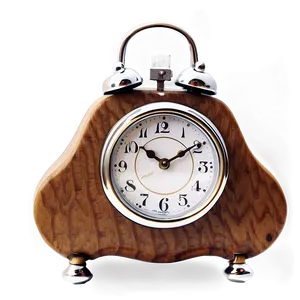 Wooden Alarm Clock PNG Eiy PNG