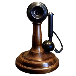Wooden Antique Telephone PNG Lkm32 PNG