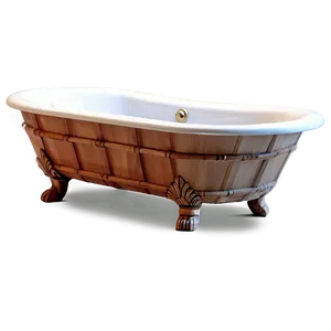 Wooden Bathtub Png Onj PNG image