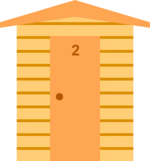 Wooden Beehive Number2 PNG image