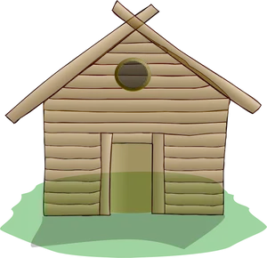 Wooden Cabin Illustration