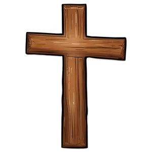 Wooden Catholic Cross Graphic Png Wwv PNG image