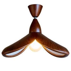 Wooden Ceiling Light PNG 06212024