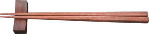 Wooden Chopsticks Rest Set PNG