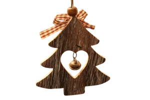 Wooden Christmas Tree Ornament
