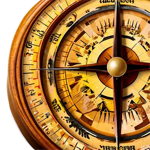 Wooden Compass Png Yji PNG image