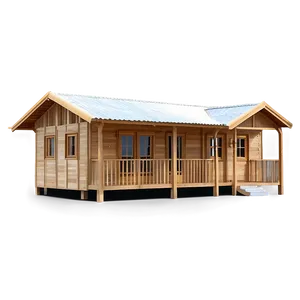Wooden Cottage In The Woods PNG 06202024