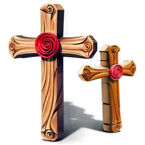 Wooden Cross Craft Png Oec PNG image