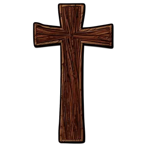Wooden Cross Door Hanger PNG Laa95
