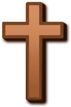 Wooden Cross Icon PNG image