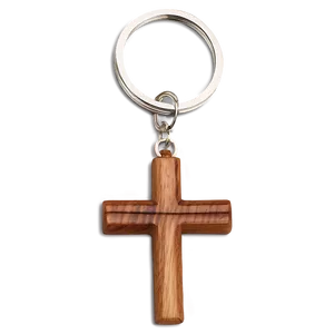 Wooden Cross Keychain PNG 14 PNG