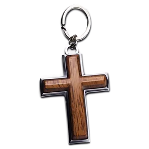 Wooden Cross Keychain Png 77 PNG image