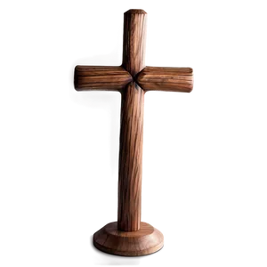 Wooden Cross On Stand Png Kyw PNG image