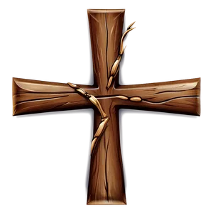 Wooden Cross Vector PNG Ing92 PNG