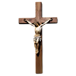 Wooden Crucifix Png 05252024 PNG image