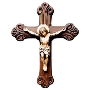 Wooden Crucifix Png 53 PNG image