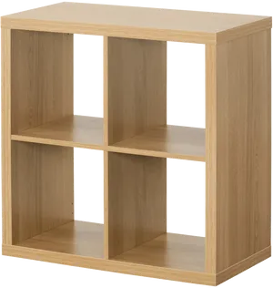Wooden Cube Bookshelf Design