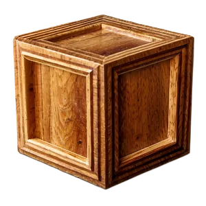 Wooden Cube PNG 86