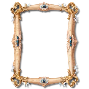 Wooden Cute Frame PNG 06262024 PNG