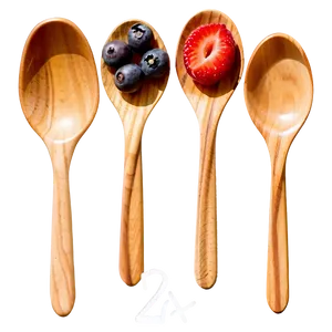 Wooden Dessert Spoon PNG 76