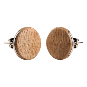 Wooden Disc Earring PNG 52 PNG