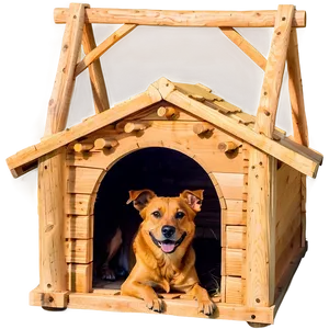 Wooden Dog House Png 06122024 PNG image